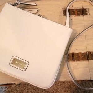 Nine West White Leather Crossbody Purse Brand New w/o Tags